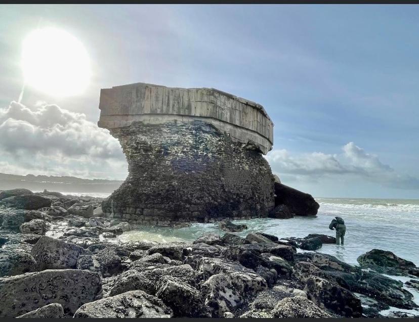 Le Brise Lame Maison Neuve A 2 Pas De La Plage Le Portel Exterior foto